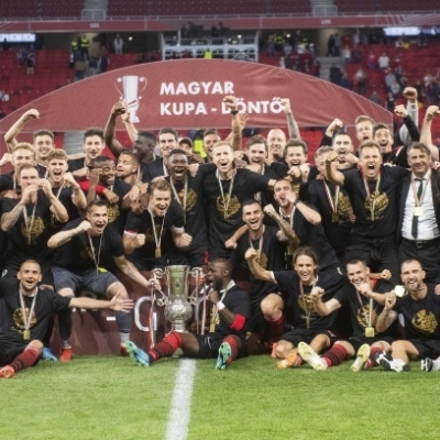 Budapest Honvéd won the Hungarian Cup final in the Puskás Arena